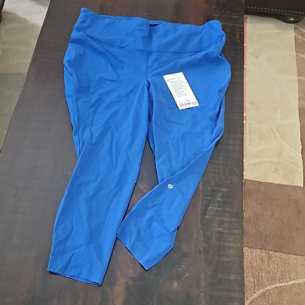 lululemon athletica Blue Leggings New Never Worn HAS TAGS 20